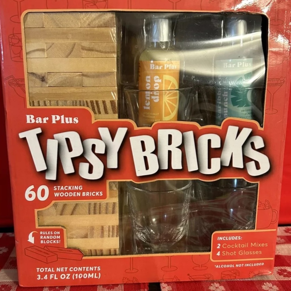 Bar Plus Tipsy Bricks Game Set Unopened